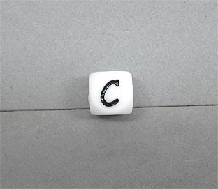 Buchstabenwürfel Silikon 10mm C